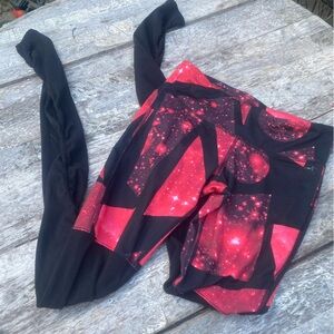ALO yoga leggings galaxy goddess leggings small